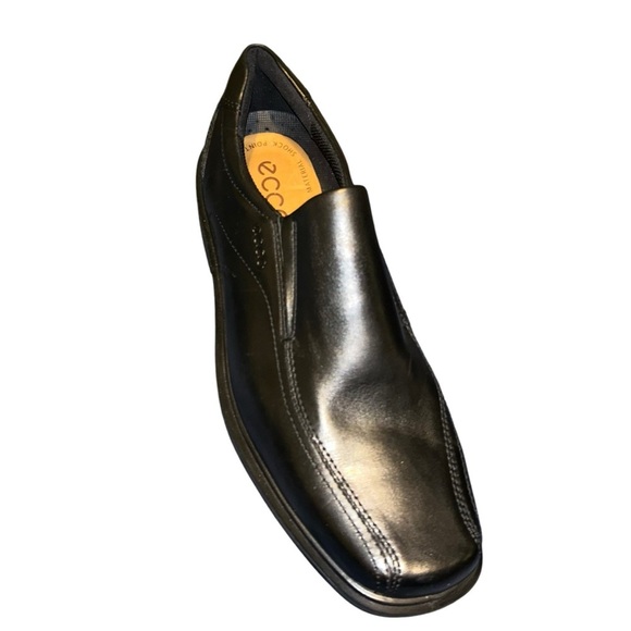 Men ECCO Helsinki Slip on black leather loafer 11 main image 5